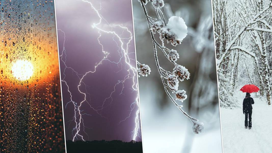Sıcak hava yerini kar, sağanak ve fırtınaya ve bıraktı: 10 ile "sarı" kodlu alarm