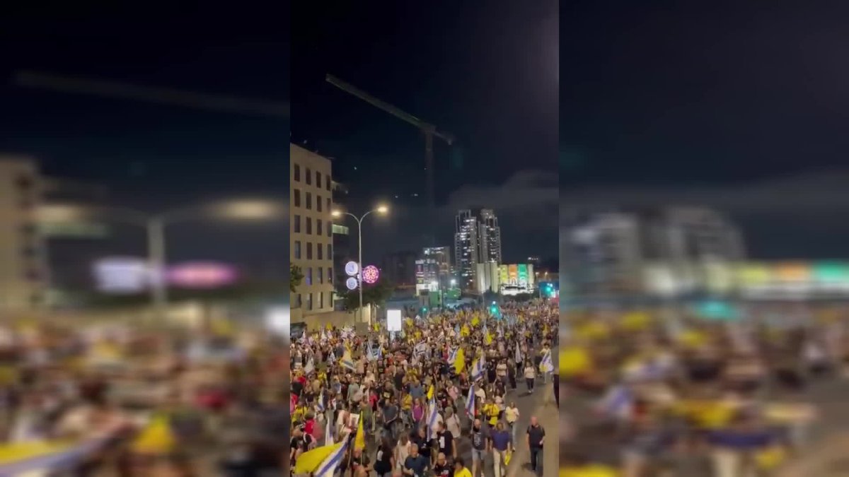 İsrail’de savaş karşıtı protestolarda 18 kişi gözaltına alındı