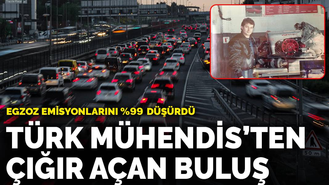 Türk mühendisin 34 yıllık Ar-Ge'si emisyonu sıfıra yaklaştırdı