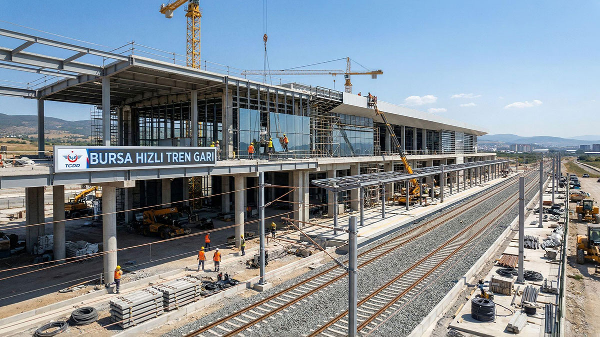 Türkiye'nin 12. yüksek hızlı tren şehri Bursa oluyor