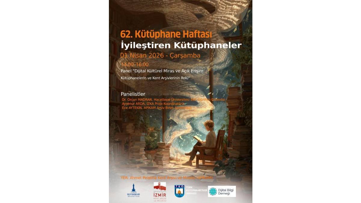 İzmir’de Kütüphaneler Haftası kutlanıyor