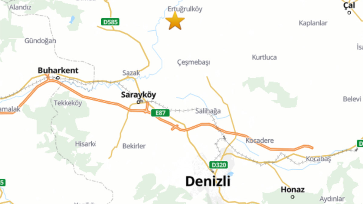 Denizli'de deprem | Son depremler