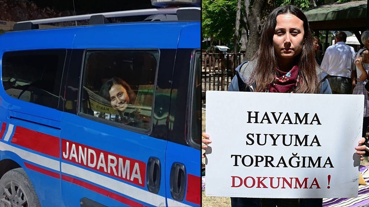 Akbelen protestosunda gözaltına alınan Esra Işık tutuklandı