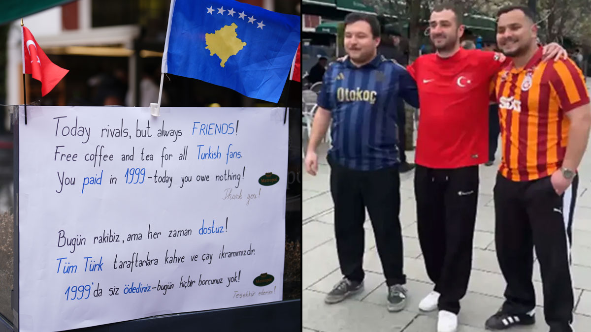 Kosova-Türkiye maçı öncesi dostluk rüzgarı