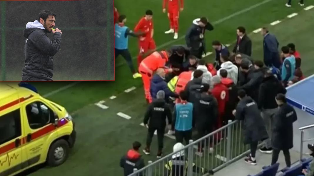 Hırvatistan maçında bir anda yere yığıldı: Egemen Korkmaz bilincini kaybetti