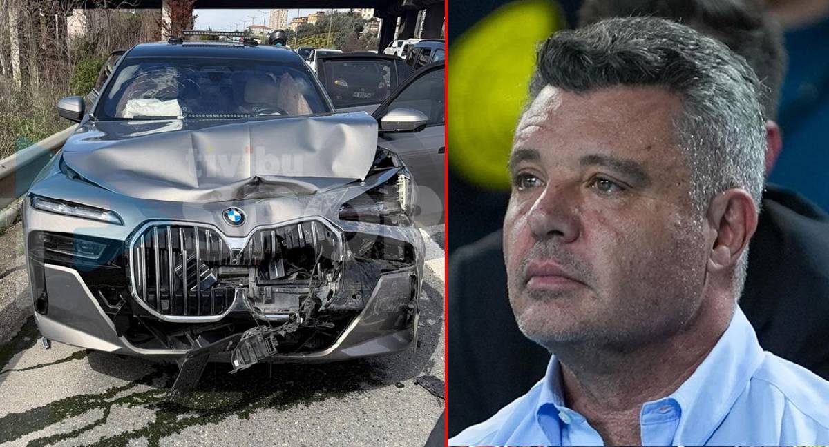 Sadettin Saran'dan korkutan kaza: Emniyet şeridindeki feci çarpışma saniye saniye kamerada