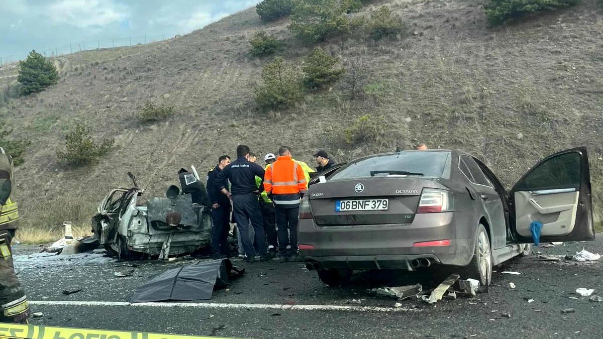 Ankara Kuzey Çevre Yolu'nda feci kaza: 5 kişi hayatını kaybetti