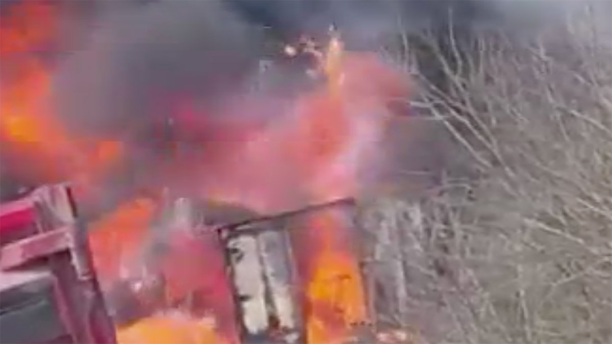 Kuzey Marmara Otoyolu'nda yangın! Edirne istikameti trafiğe kapatıldı