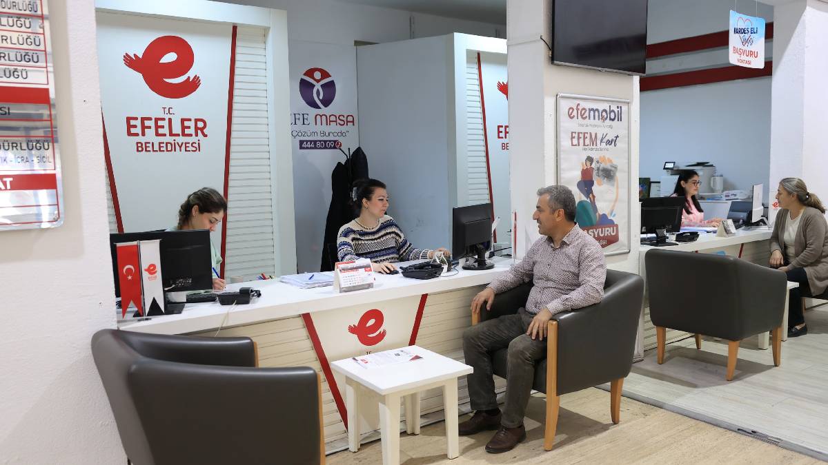 Efeler'de çözüm odaklı belediyecilik: Taleplerin yüzde 98’i sonuçlandı