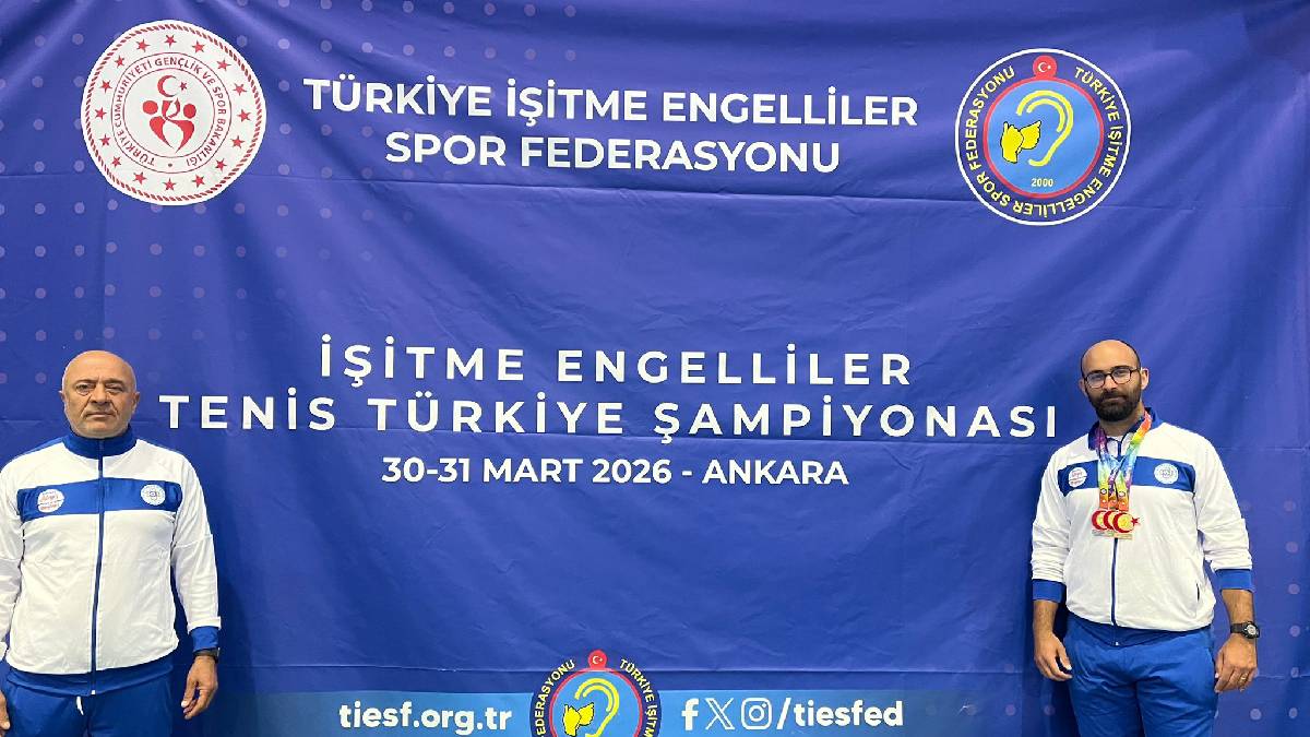 İşitme Engelliler Tenis Turnuvası’nda Muğla’ya 3 madalya
