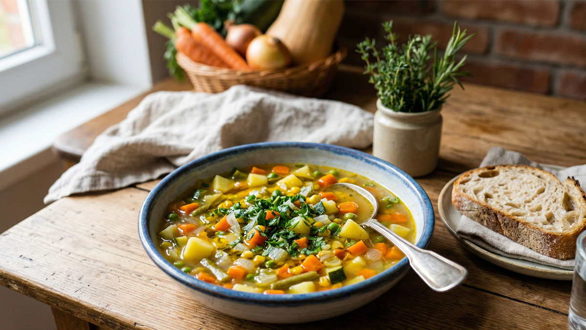 Sebze sevmeyen çocuk kalmayacak! İşte rengiyle iştah açan bahçıvan çorbası