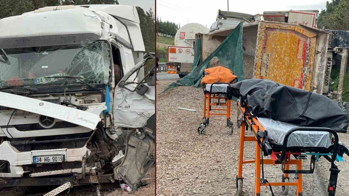 TEM'de feci kaza! 4 araç çarpıştı, 2 kişi hayatını kaybetti