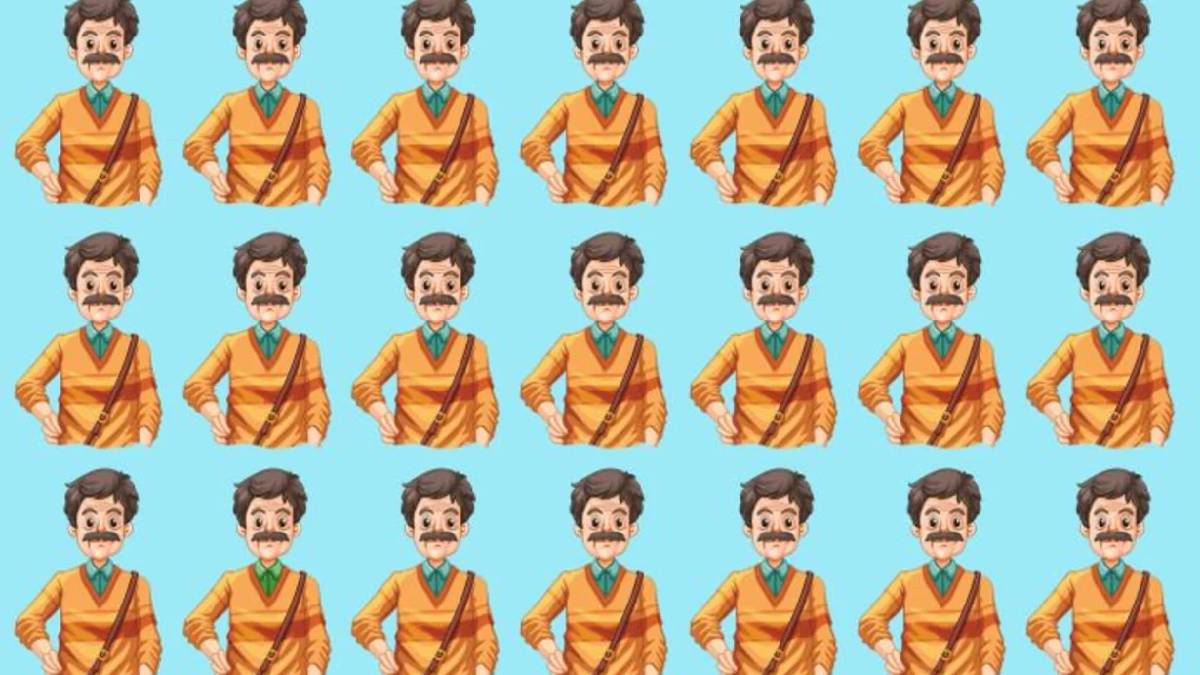 Şahin gözlerin gözünden hiçbir şey kaçmıyor! 6 Saniyelik süre başladı: Farklı adam hangisi?