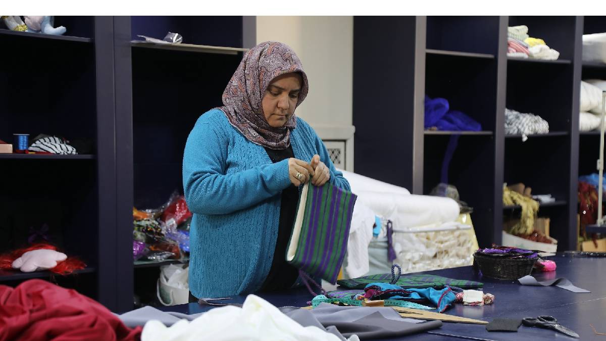 Gaziantep’in saray kumaşı geleceğe taşınıyor