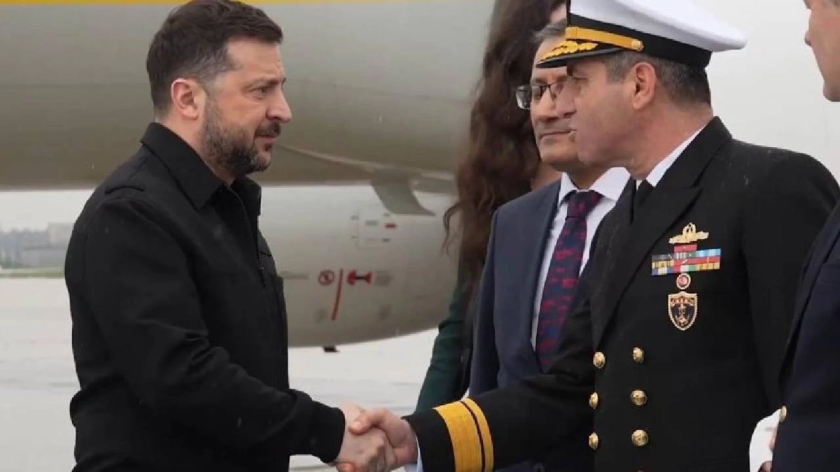 Ukrayna Devlet Başkanı Zelenskiy İstanbul'da