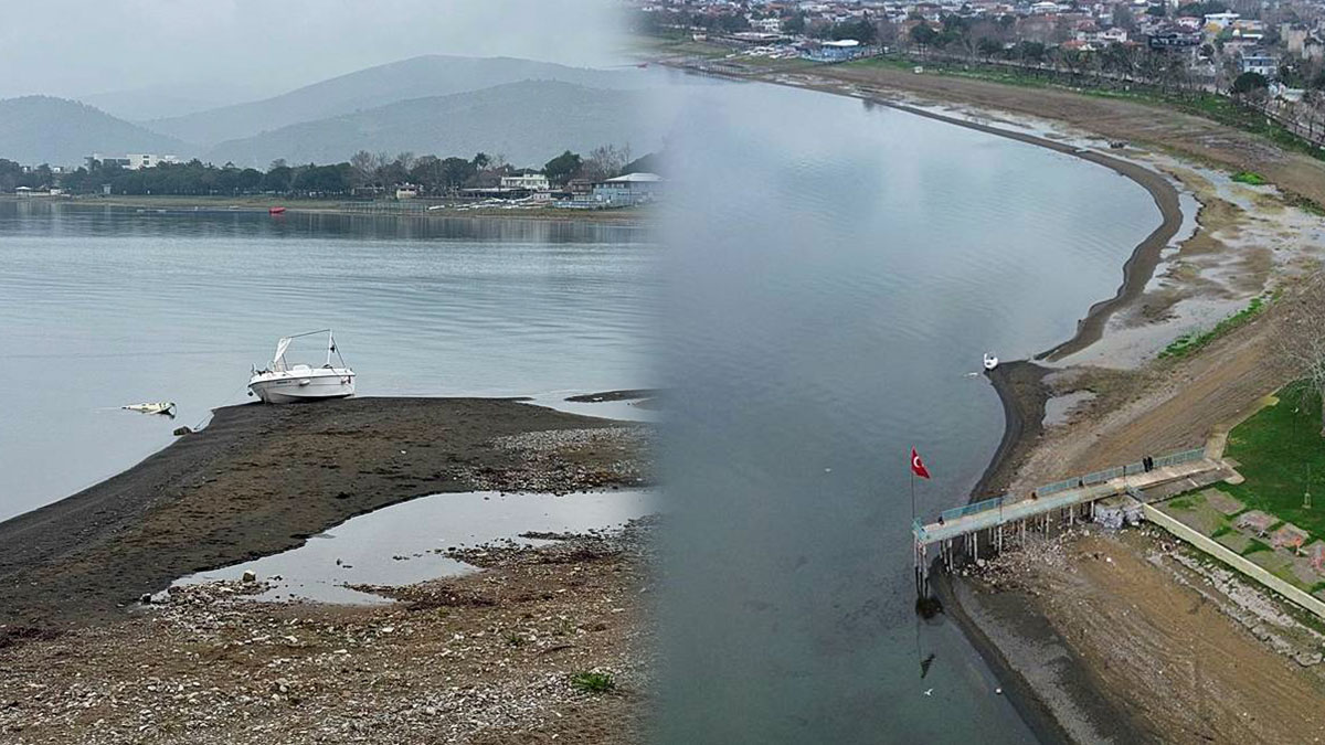 İskeleler havada, tekneler çamurda kaldı: İznik'te çevre felaketi
