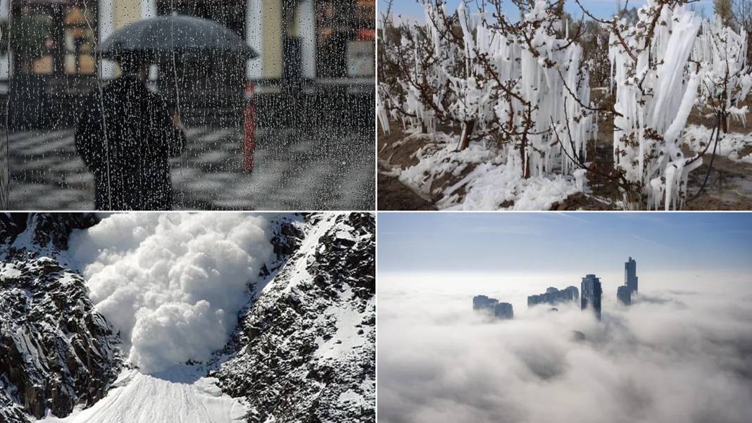 Meteoroloji’den 5 Nisan alarmı: Sağanak, kar ve çığ uyarısı bir arada