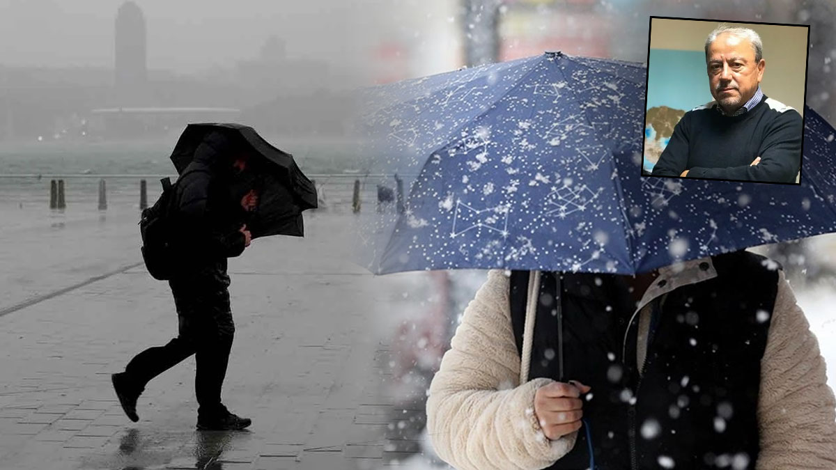 Prof. Dr. Şen'den kritik hava durumu uyarısı: İstanbul'a yağış, Doğu'ya kar geliyor