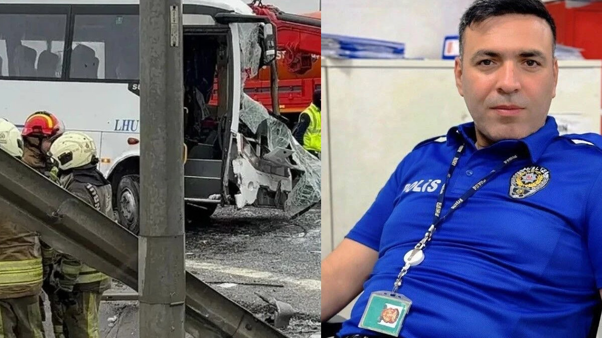 Başakşehir'deki kazada yaralanan polis memurundan acı haber