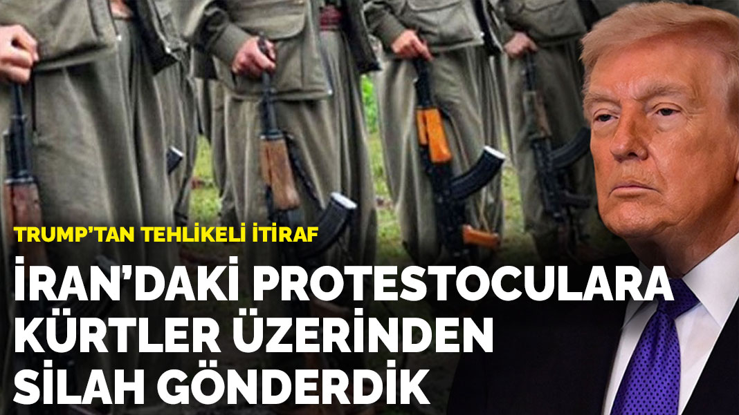 Trump'tan tehlikeli itiraf: İran'daki protestoculara Kürtler üzerinden silah gönderdik