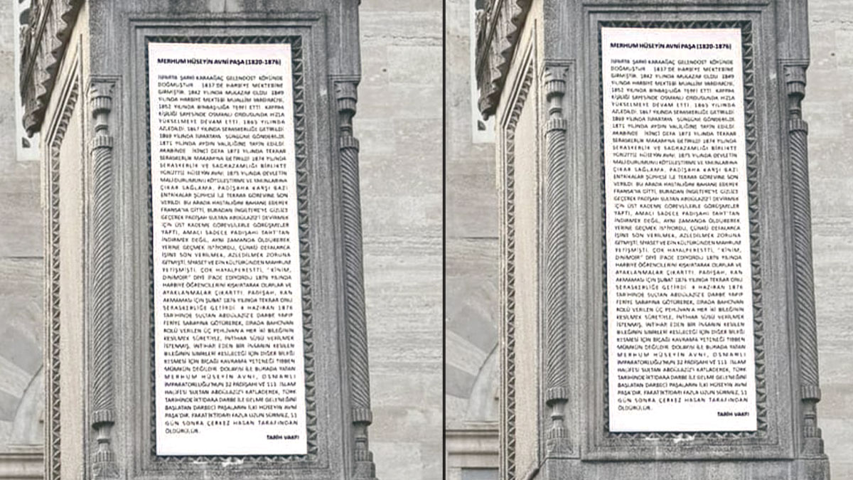 Tarihten de mi ders almadınız?