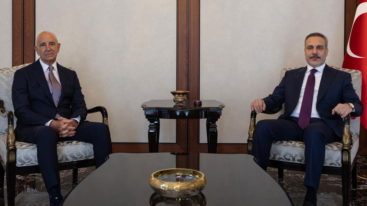 Fidan, ABD Büyükelçisi Barrack'ı kabul etti