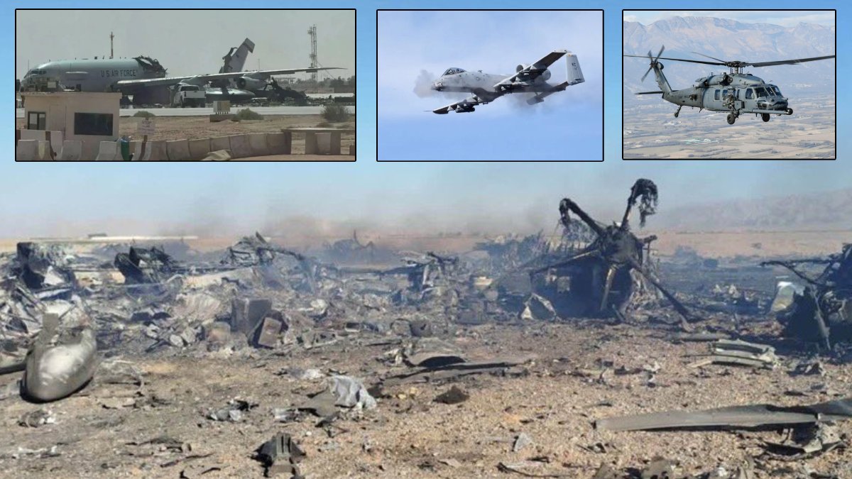 Düşen uçaklar, imha edilen nakliye uçakları, helikopter enkazları: İşte ABD’nin İran'daki kutarma operasyonun perde ark