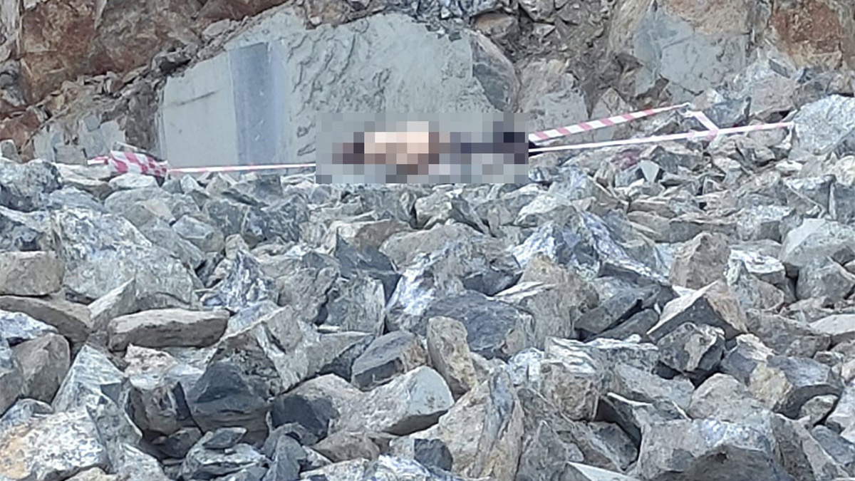 Mermer ocağında feci ölüm! İşe dün başlayan işçi hayatını kaybetti