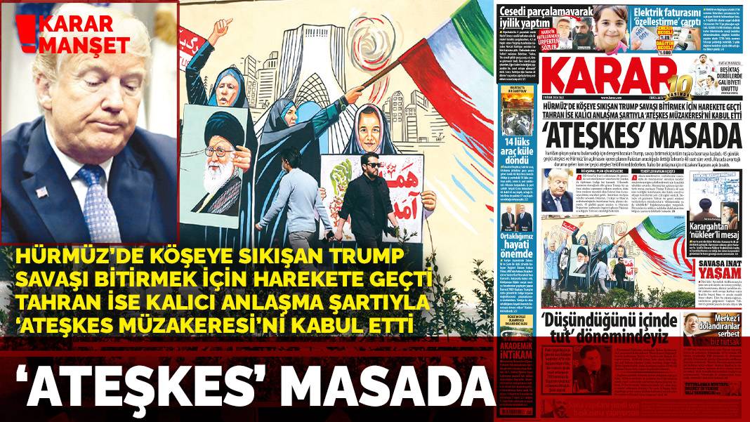 'Ateşkes' masada: Hürmüz'de köşeye sıkışan Trump savaşı bitirmek için harekete geçti
