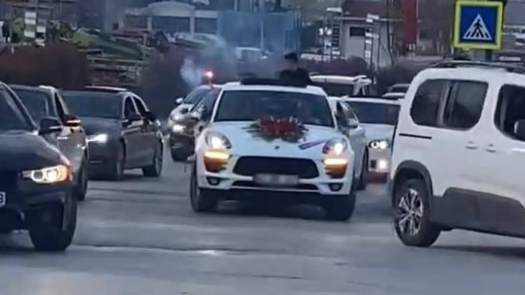 Bursa'da düğün konvoyuna rekor ceza