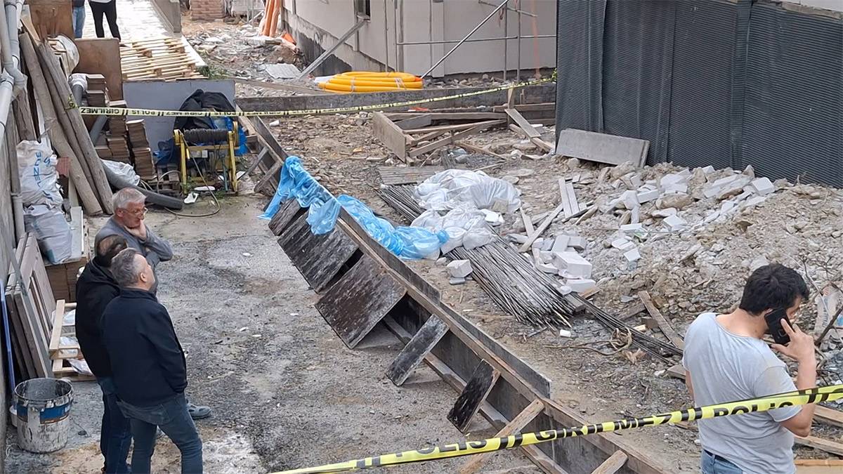 Maltepe'de inşaatta iş kazası: 5'inci kattan düşen şantiye şefi hayatını kaybetti
