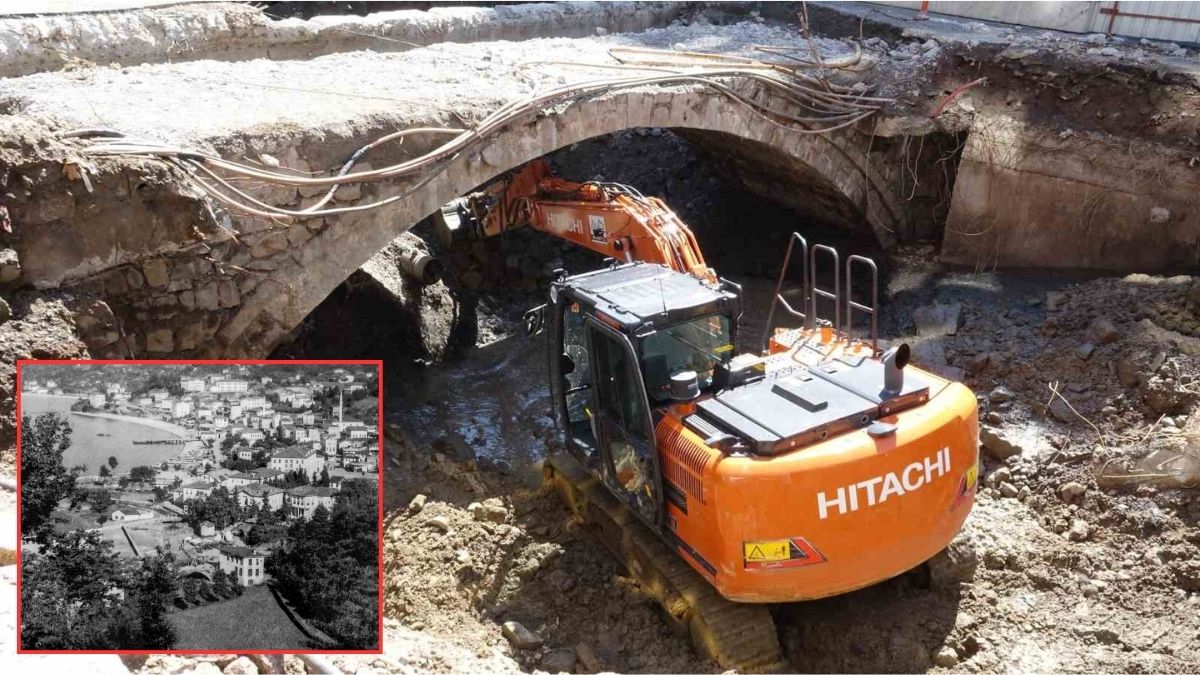 200 yıllık tarihi köprü için çalışma başlatıldı: Yeniden gün yüzüne çıkarıldı
