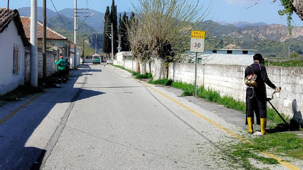 Efeler’in yeşil alanlarında bakım çalışmaları devam ediyor