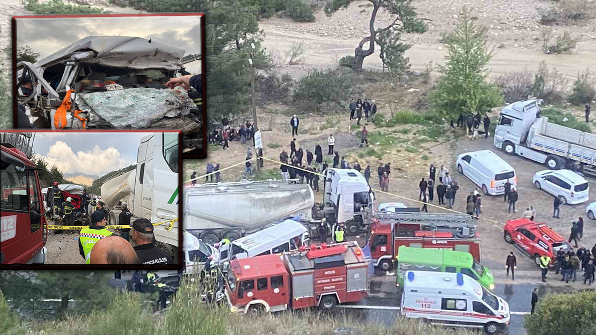 Antalya can pazarına döndü: Katliam gibi kazada 7 ölü, 7 yaralı