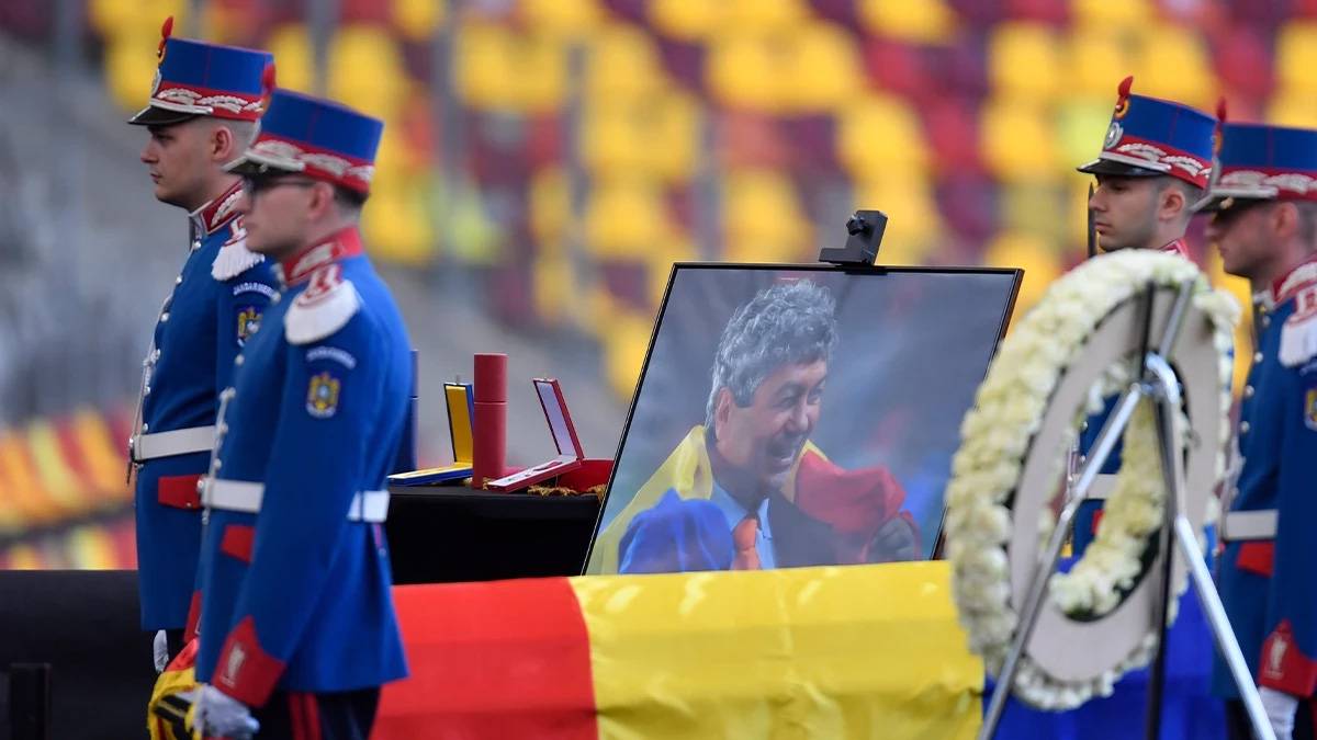 Lucescu için Ulusal Arena'da cenaze töreni düzenlendi