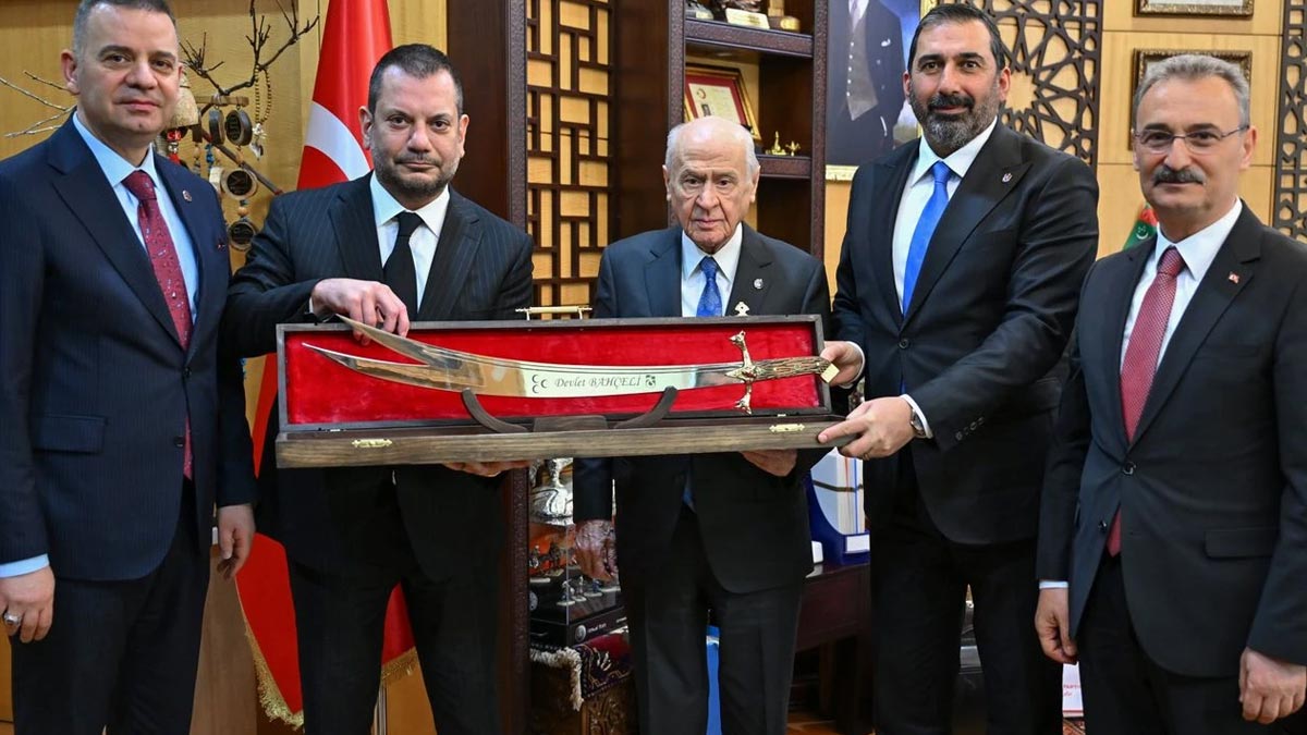 Trabzonspor Kulübü Başkanı Doğan'dan Bahçeli'ye ziyaret