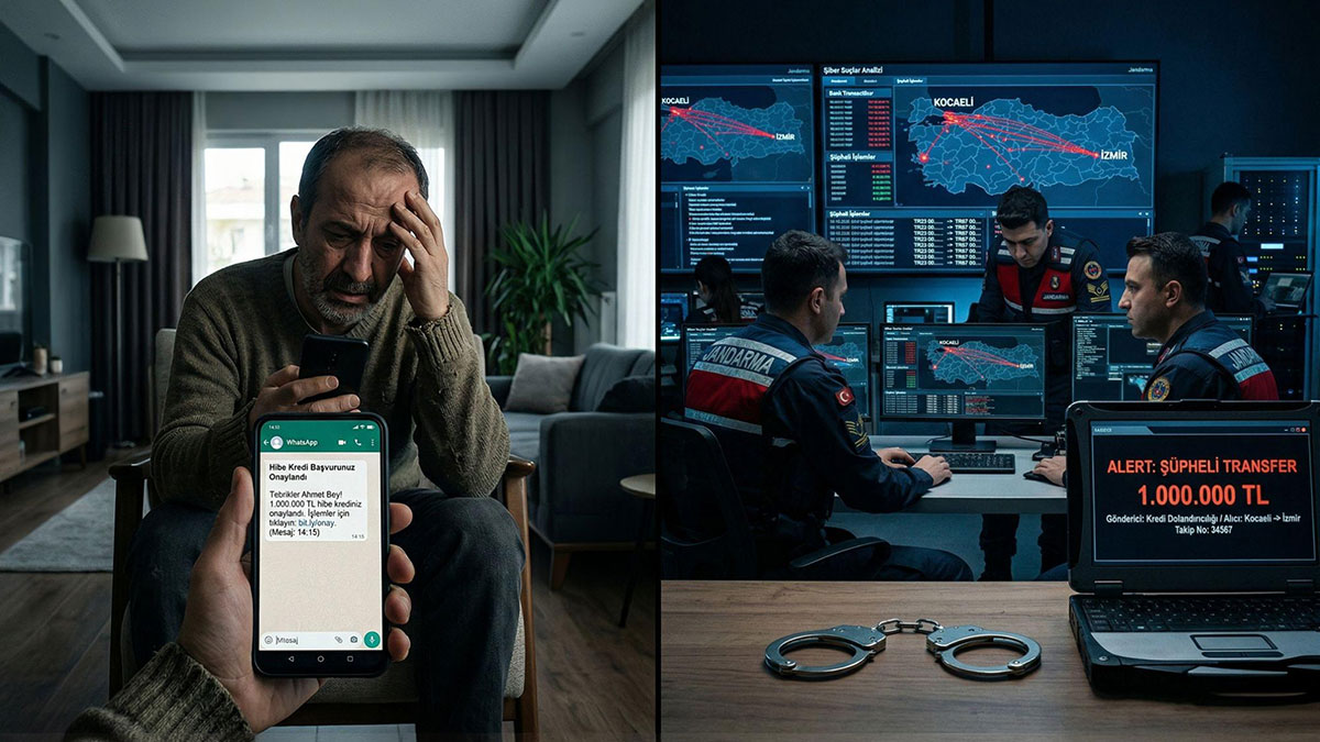 'Hibe kredi' mesajına inanan adam, dolandırıcılara 1 milyon TL hibe etti