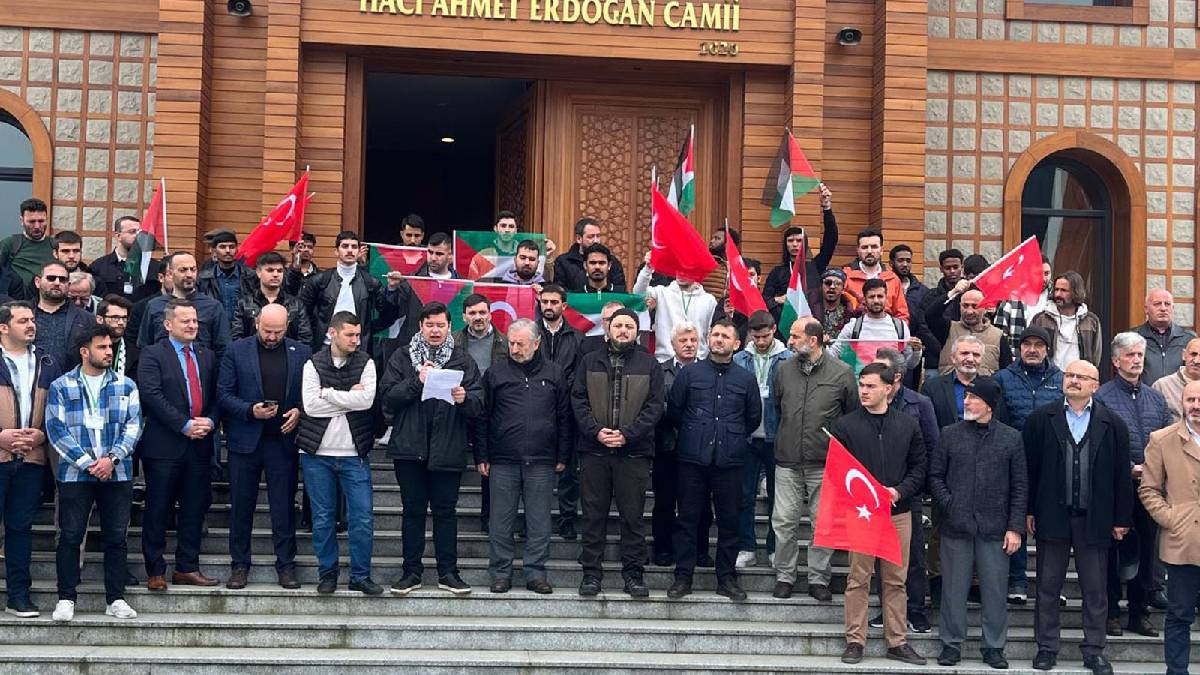 102 üniversitede İsrail’in saldırılarına karşı basın açıklaması