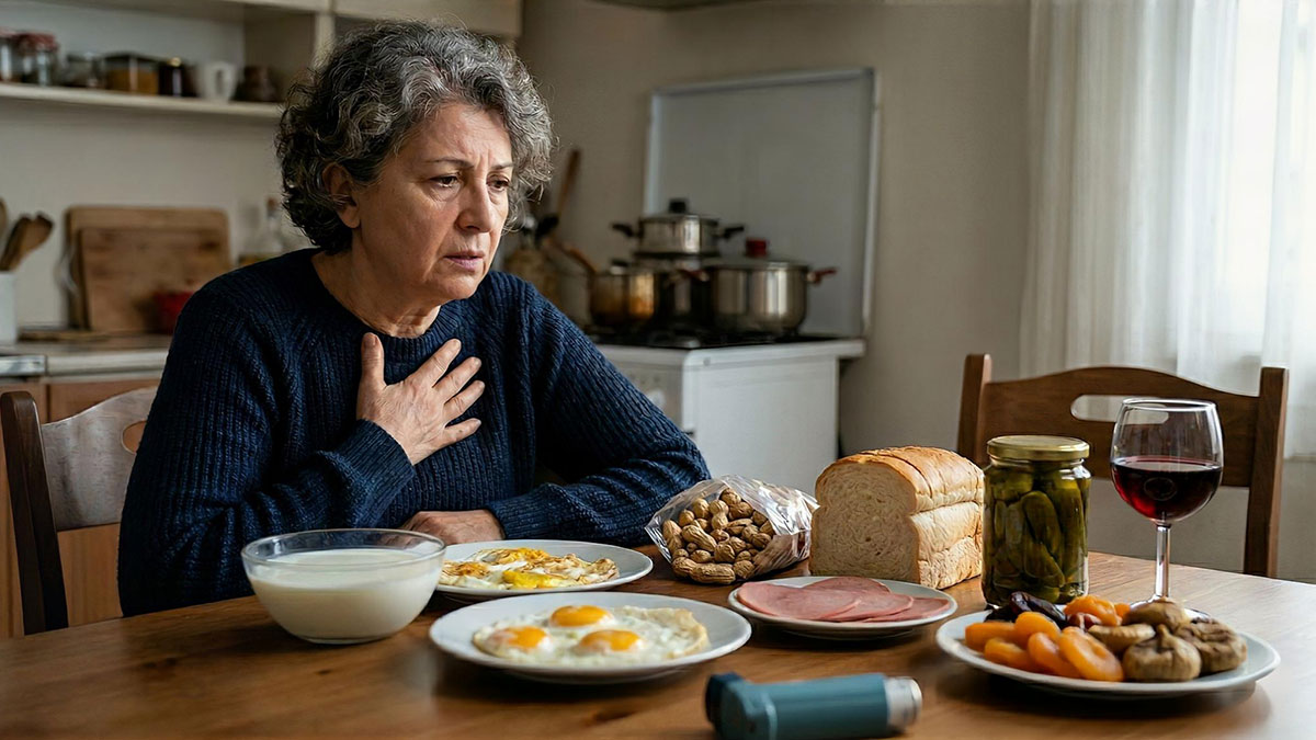 Nefes darlığı çekenler dikkat: Bu besinler atakları tetikliyor