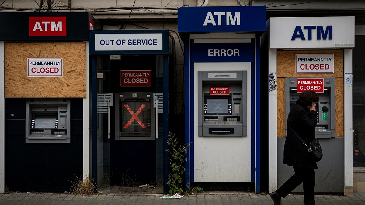 Bankacılık depremi: 1 yılda 1.500 ATM kapatıldı