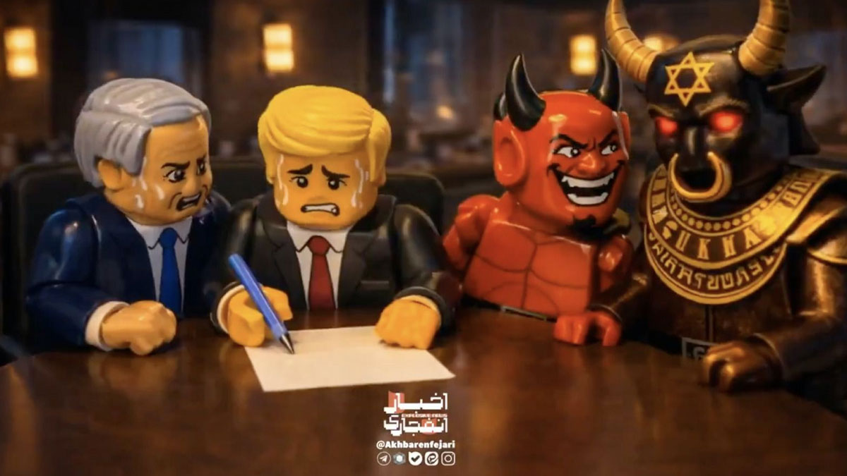 İran'ın yeni propaganda silahı: "Lego" videoları Trump ve Netanyahu'nun koltuğunu sallıyor