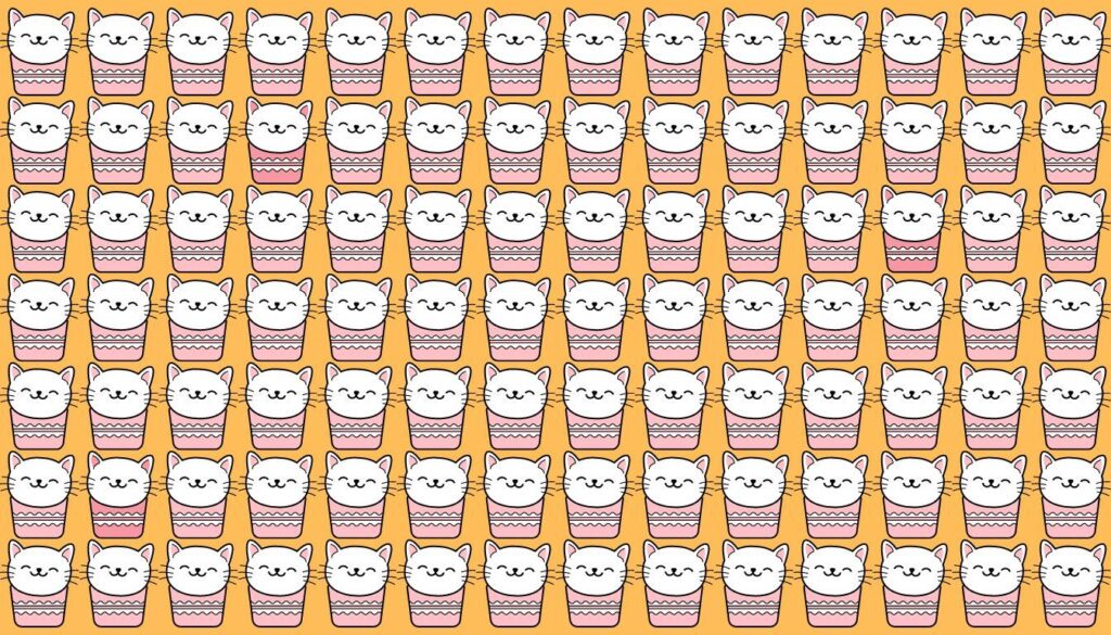 Keskin gözlerinizin olup olmadığını öğrenin: Sadece 20 saniyede 3 farklı kedi bulun!