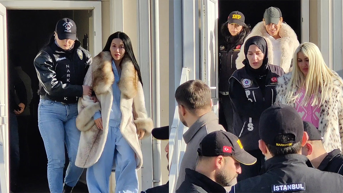 Ünlülere yönelik uyuşturucu operasyonunda 17 kişi adliyede