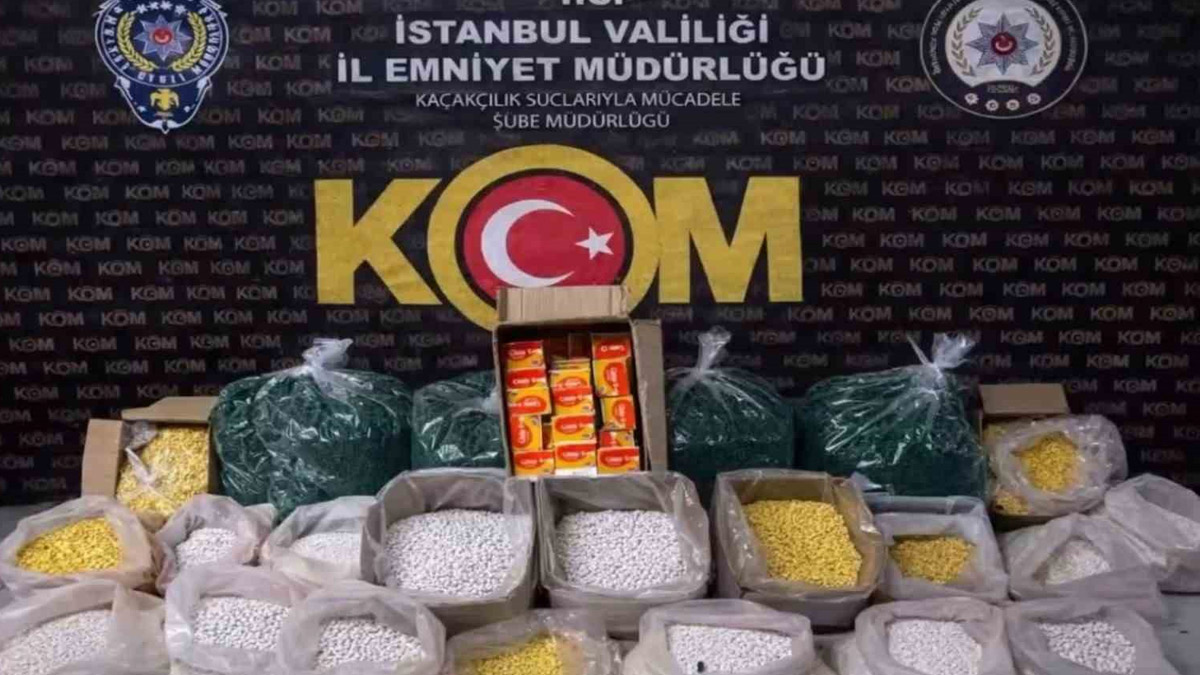 İstanbul'da sahte ilaç operasyonu: 1,5 milyon hap ele geçirildi, 1 tutuklama
