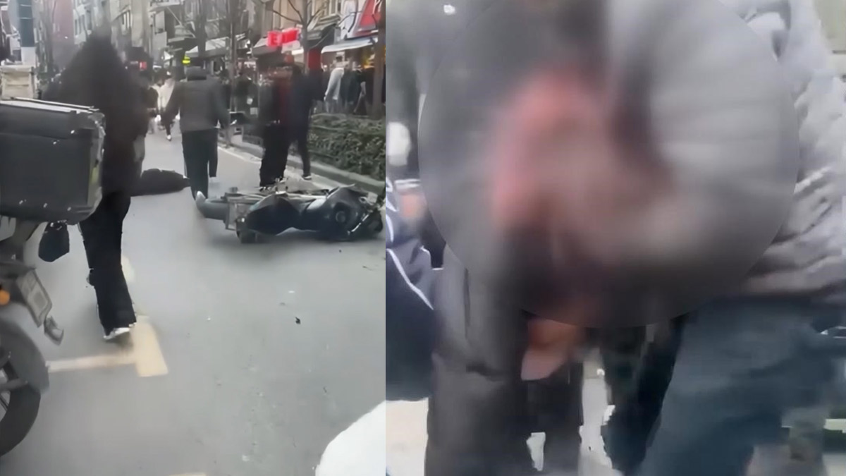 Kağıthane'de ehliyetsiz sürücü dehşeti! Çarptığı yayayı ve kız arkadaşını yaralı bırakıp kaçtı