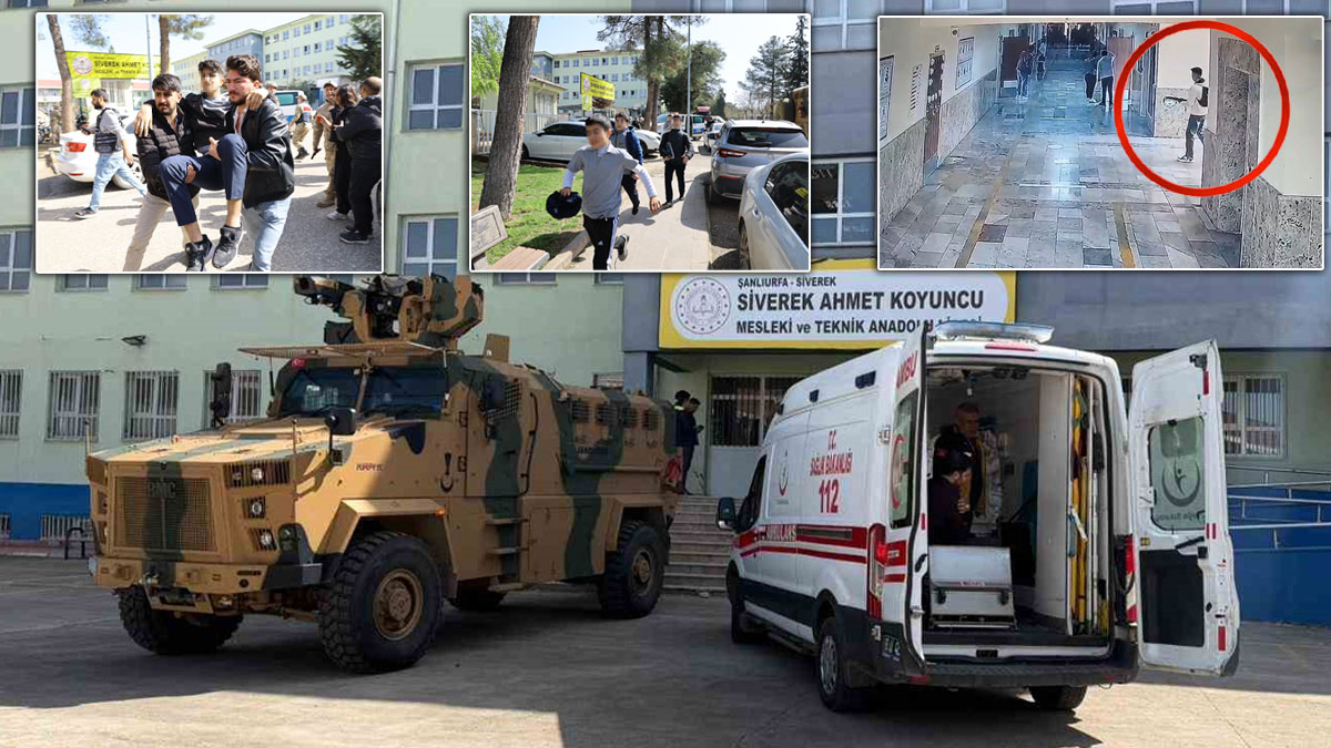 Şanlıurfa'da lisede silahlı saldırı: Ölü ve yaralılar var