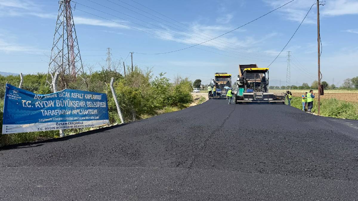 Aydın’ın ulaşım ağını güçlendiren çalışmaları sürüyor