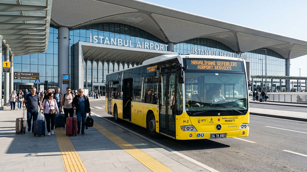 Uçağını ve otobüsünü kaçırmak istemeyenlerin imdadına İETT yetişiyor