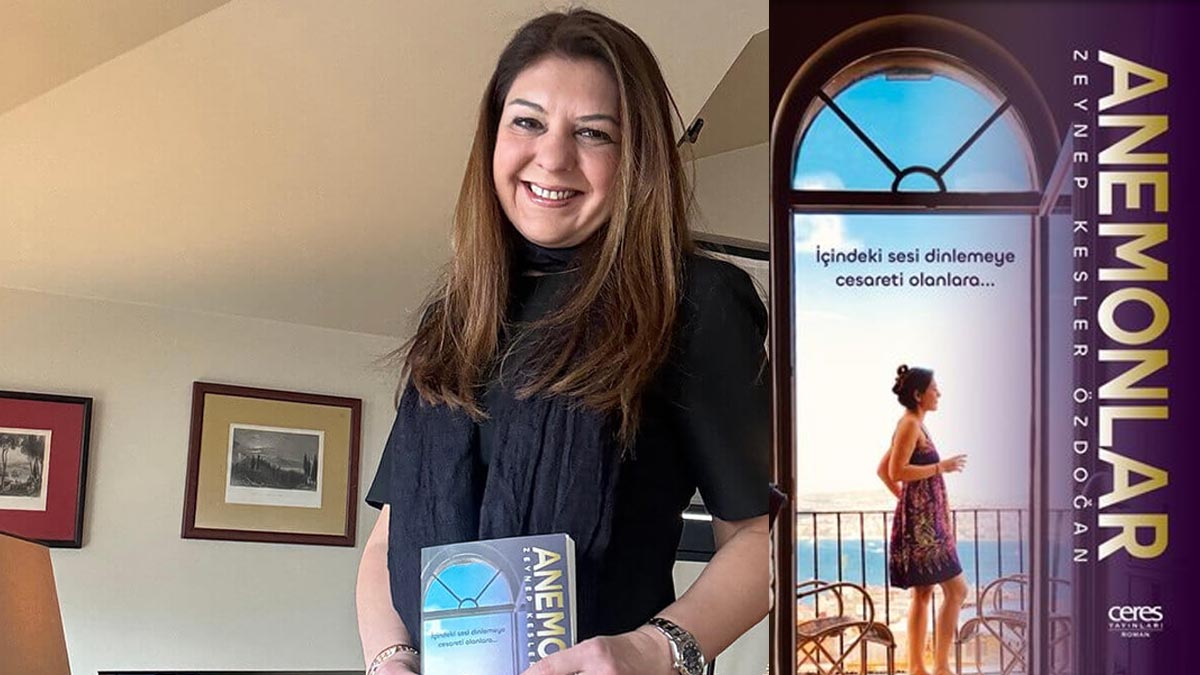 'Anemonlar' romanı okurla buluşan Zeynep Kesler Özdoğan: Kadınların görünmeyen yaralarını yazdım