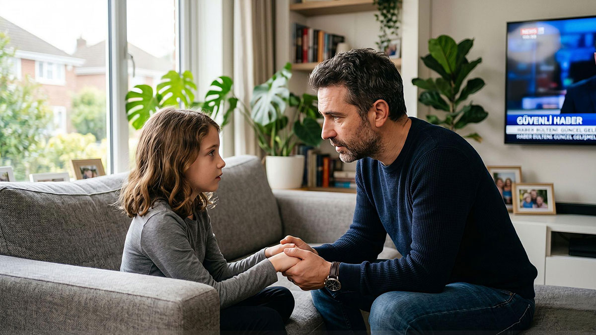 Çocuklar şiddet ve savaş haberlerini duyunca ne hissediyor? Evde haber izlerken bu hataları yapmayın